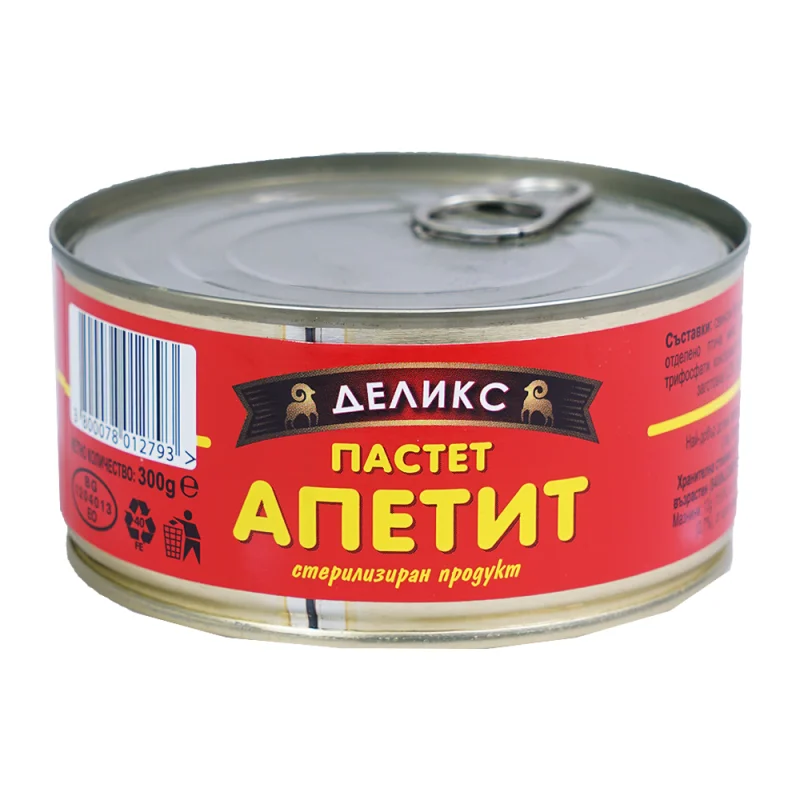 ДЕЛИКС Пастет апетит 300г - ДЕЛИКС