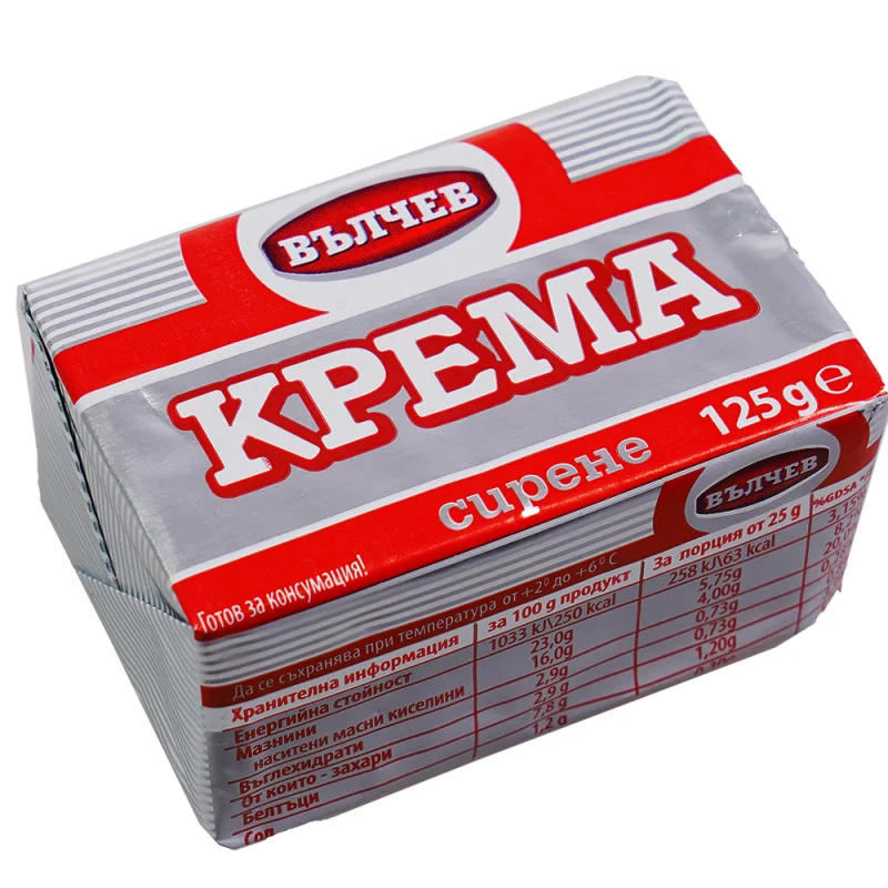 ВЪЛЧЕВ Крема сирене 125г
