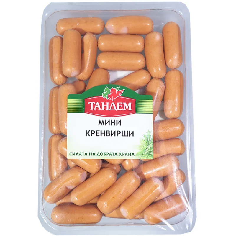 ТАНДЕМ Кренвирши мини пушени 400 г