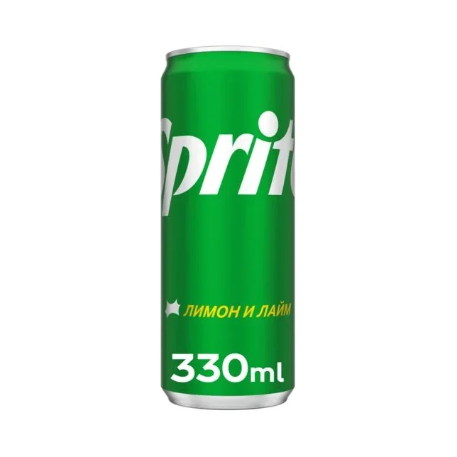 Sprite Газирана напитка кен 24 бр x 330 мл