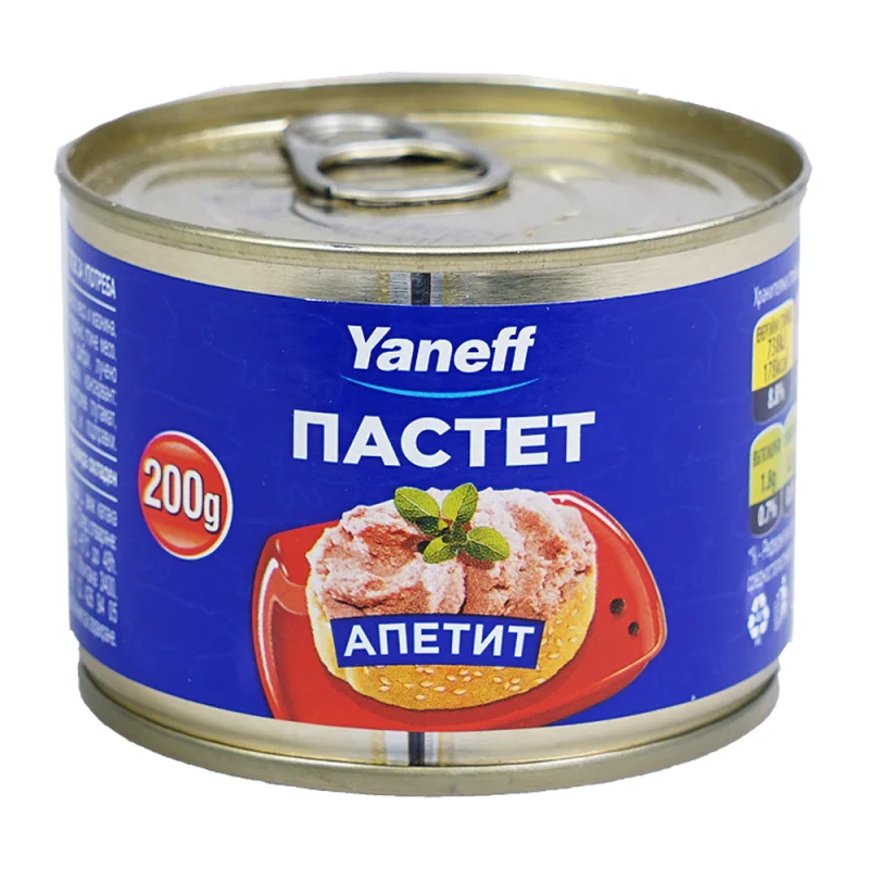 YANEFF Пастет апетит 200г