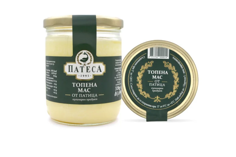 ПАТЕСА Топена мас от патица 320г - ПАТЕСА