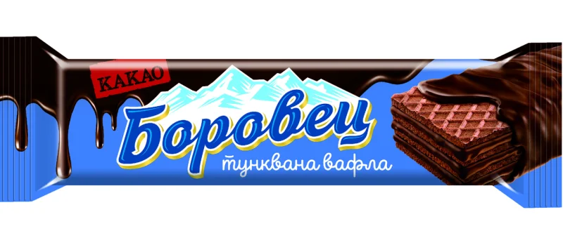 БОРОВЕЦ Вафла какао дарк ( 24 бр x 45 г )1080 г
