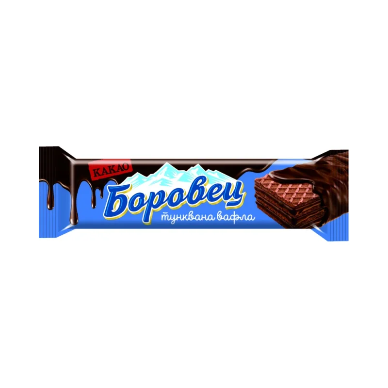 БОРОВЕЦ Вафла какао дарк ( 24 бр x 45 г )1080 г - Боровец
