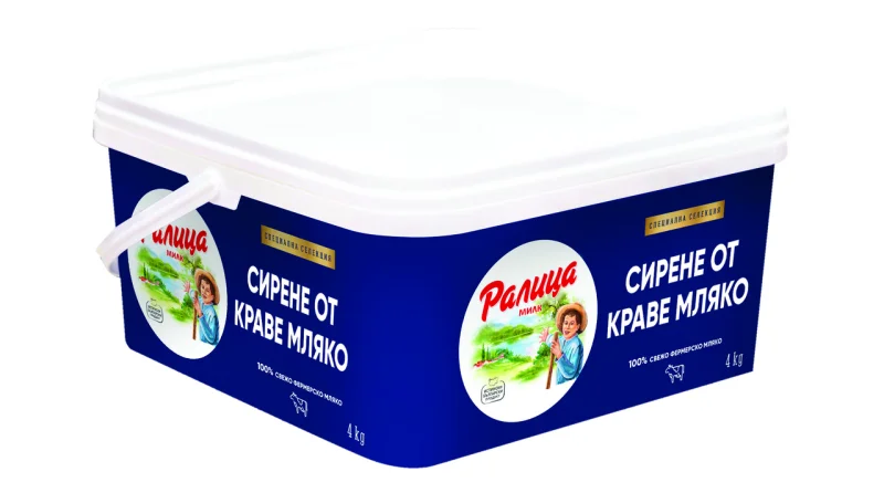 РАЛИЦА Краве сирене тенекия 4 кг