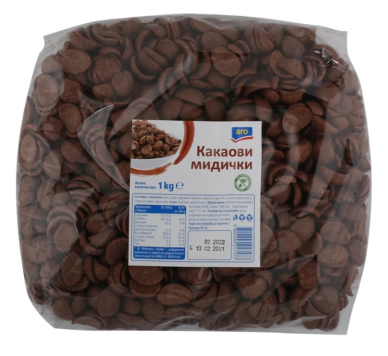 Aro Корнфлейкс какаови миди 1кг - aro