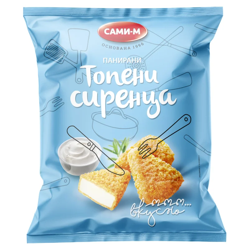 САМИ-М Панирано топено сирене с корнфлейкс 1кг - САМИ-М