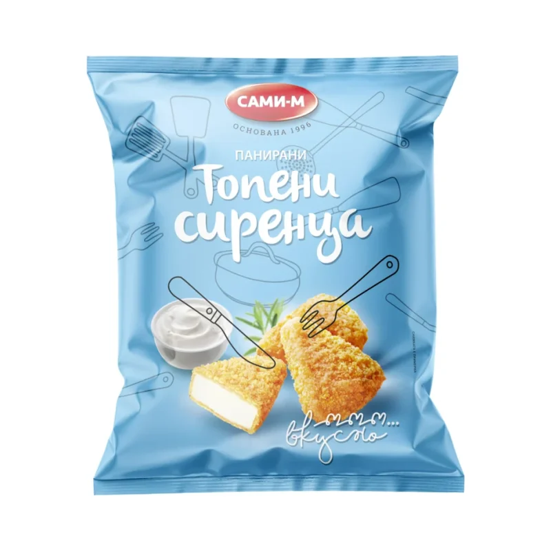 САМИ-М Панирано топено сирене с корнфлейкс 1кг - САМИ-М