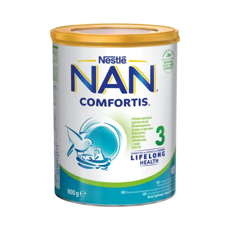 NAN Адаптирано мляко Comfor 3 800г - NAN