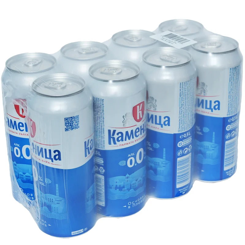 Каменица Бира 0.0 % кен 24 бр х 500 мл