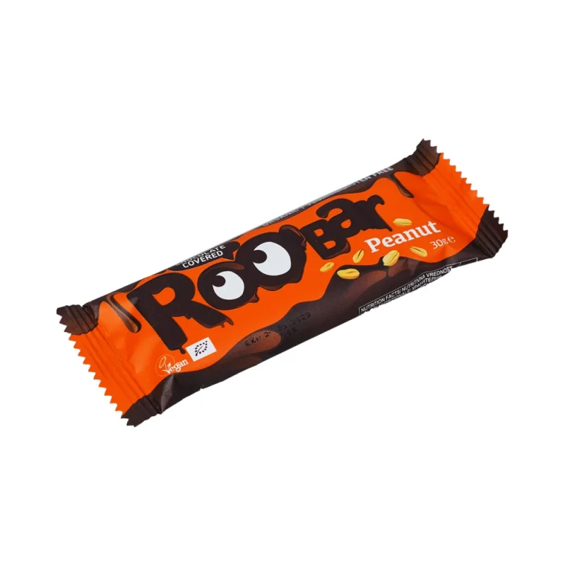 ROOBAR Био суров десерт с фъстък покрит шоколад 30г