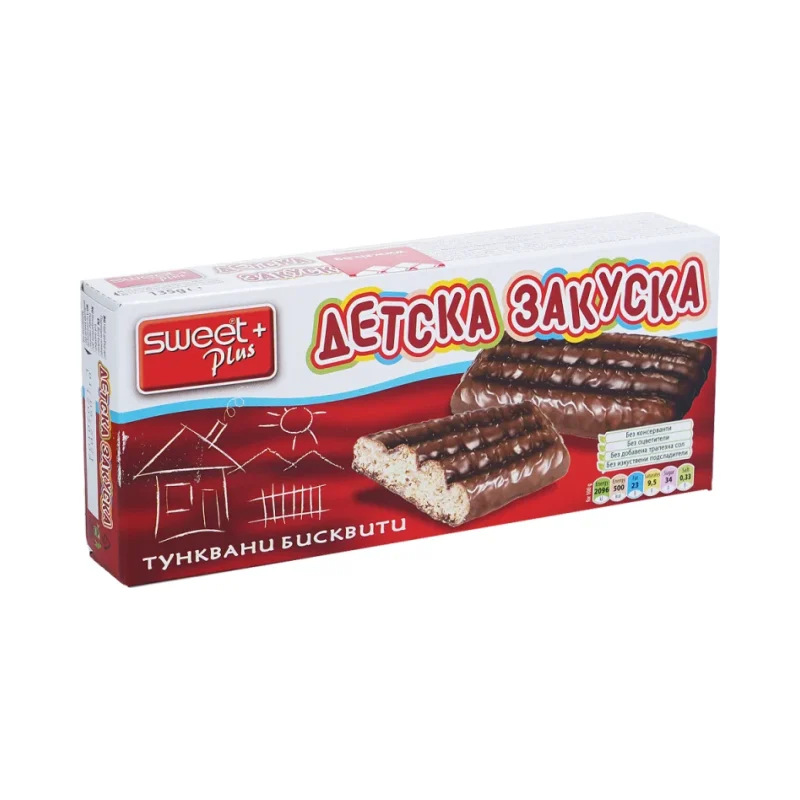 SWEET PLUS Бисквити детска закуска 135г - Sweet plus
