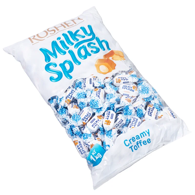 ROSHEN Бонбони Milky Splash Toffee 1кг