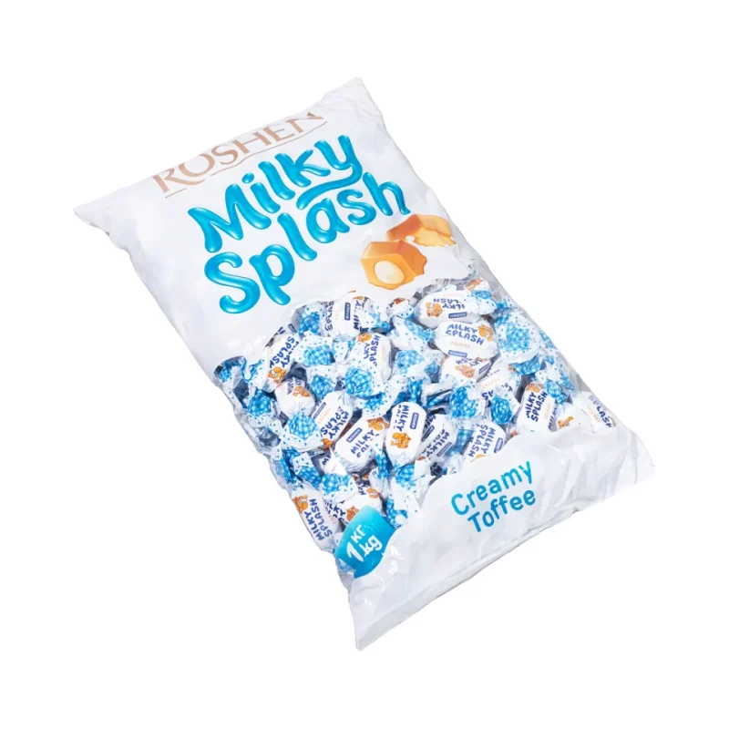 ROSHEN Бонбони Milky Splash Toffee 1кг - ROSHEN