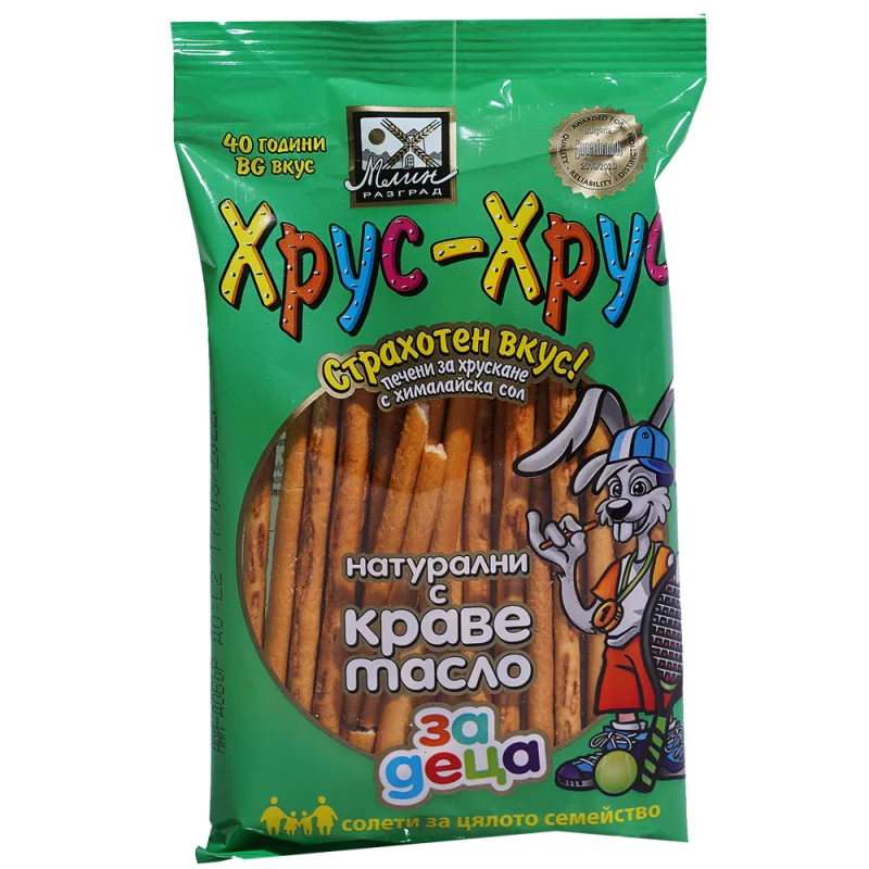 Хрус-Хрус Солети за деца с краве масло 5 бр x 60 г