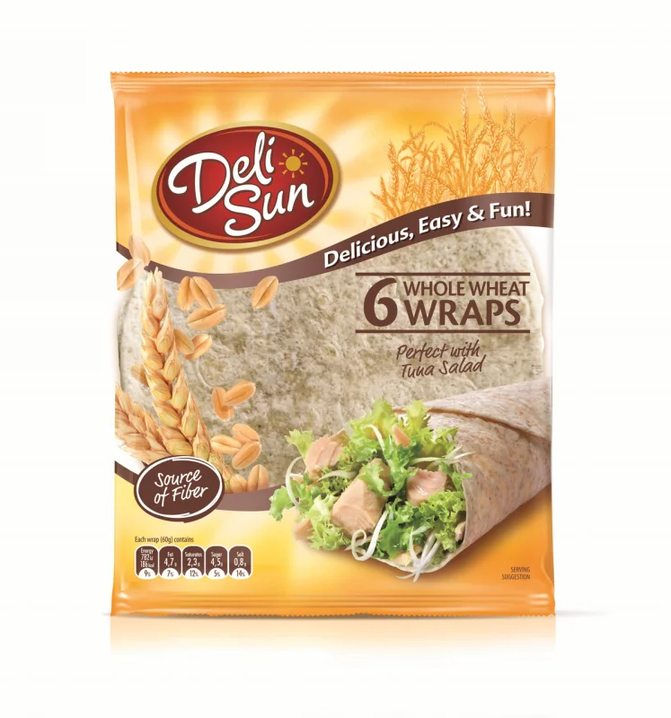 Deli Sun Пълнозърнести тортила питки 23,5см 6х60г 360г