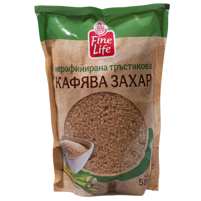 Fine Life Кафява захар 500г - Fine Life