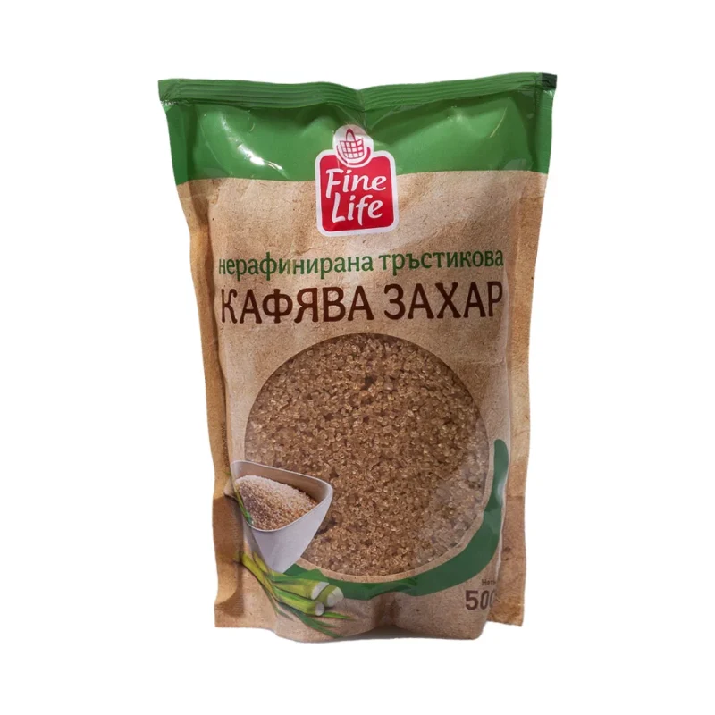 Fine Life Кафява захар 500г