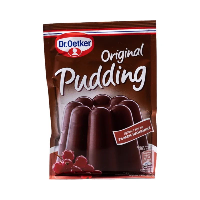 Dr.Oetker Пудинг тъмен шоколад 5 x 50 г - Dr. Oetker