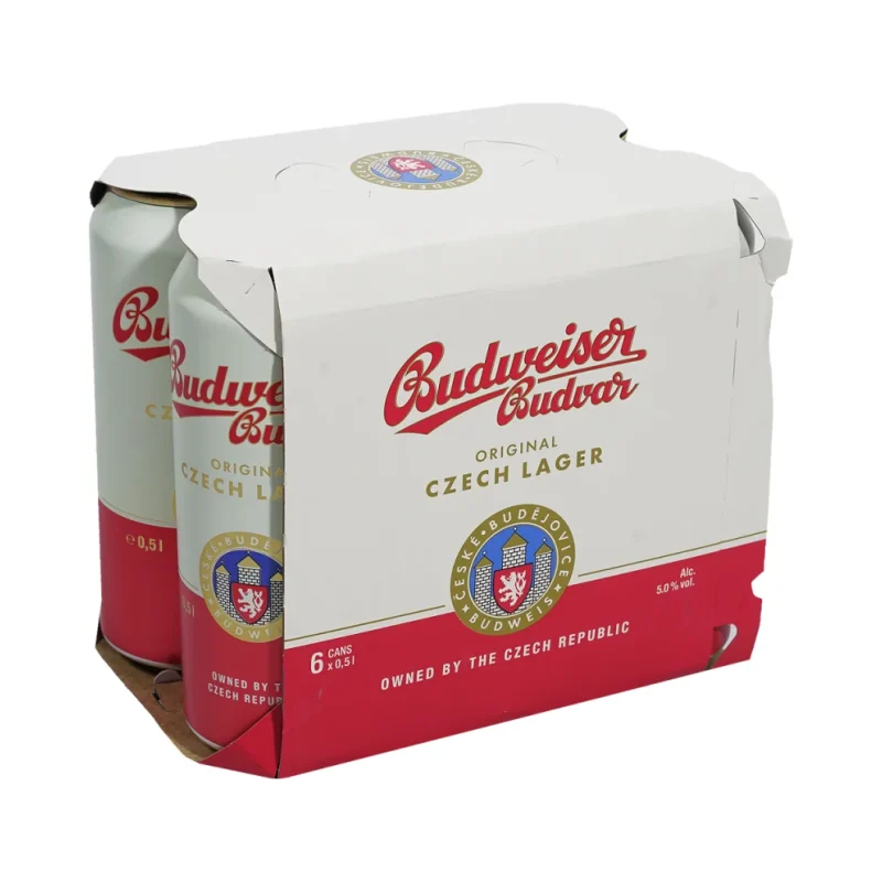 BUDWEISER Бира кен 6 бр х 500 мл