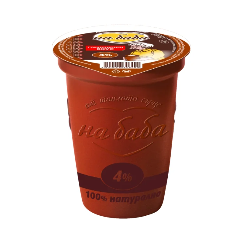 НА БАБА Кисело мляко 4% 380г - НА БАБА