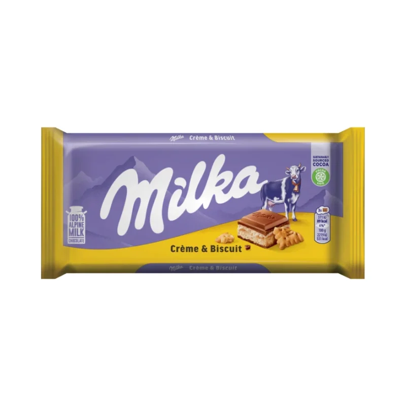Milka Шоколад крем бисквита 100г - Milka