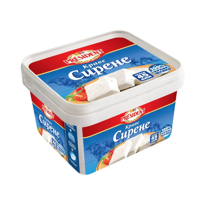 PRESIDENT Краве сирене 770г - President