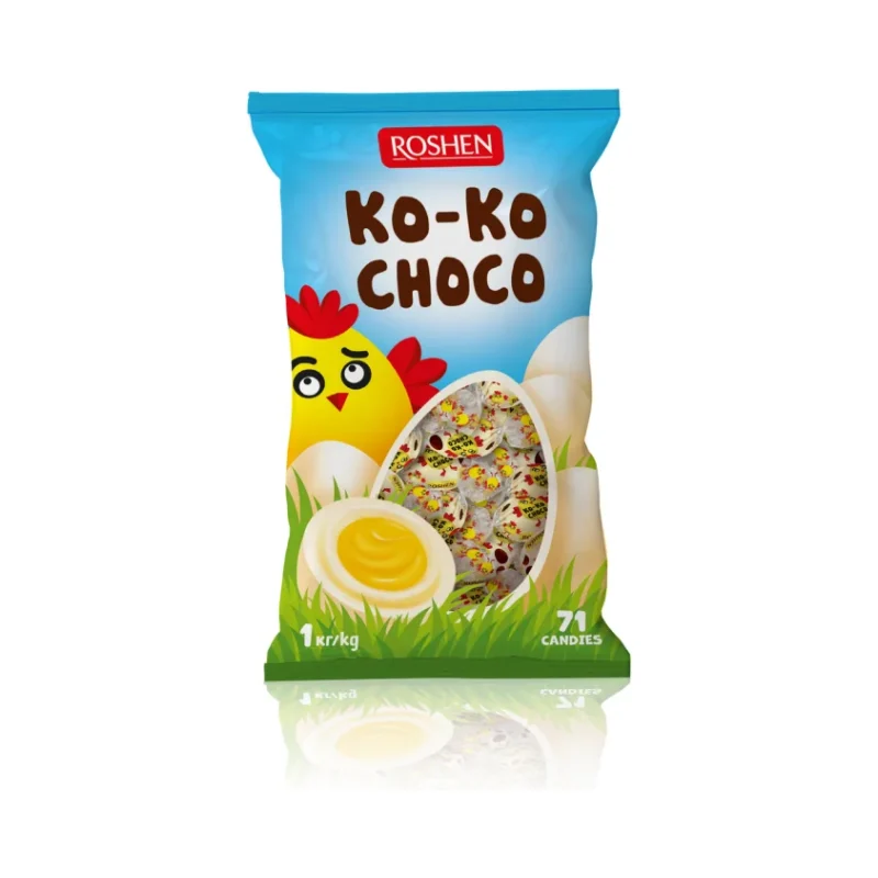ROSHEN Бонбони ко-ко шоко 1кг - ROSHEN