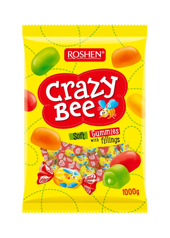 ROSHEN Бонбони желирани крейзи би фрути 1кг