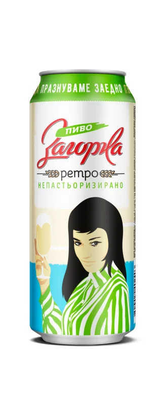 ZAGORKA Бира Ретро кен 9 бр x 500 мл - ZAGORKA