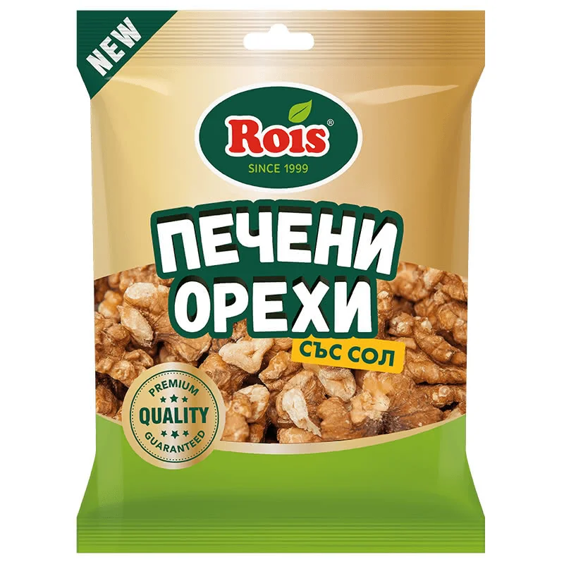 ROIS Печени орехи със сол 120г