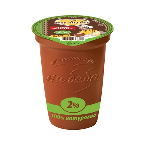 НА БАБА Кисело мляко 2% 380г - НА БАБА