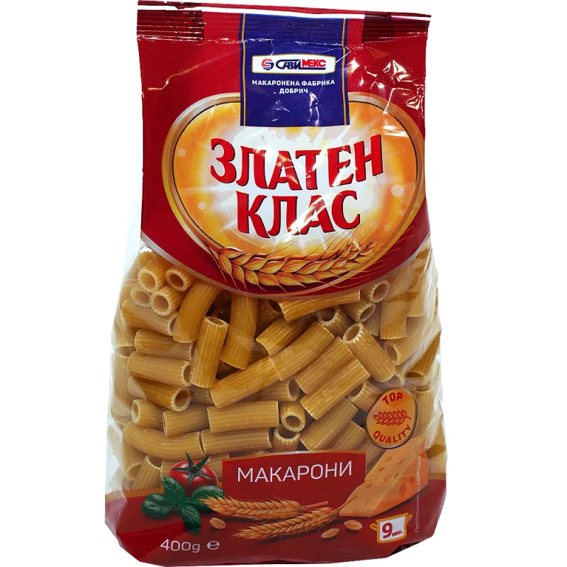 ЗЛАТЕН КЛАС Макарони 400г