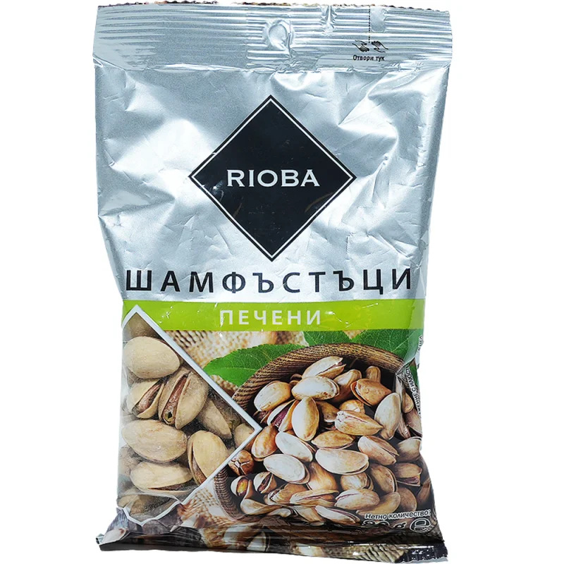 RIOBA Печен Шам Фъстък 80г - RIOBA