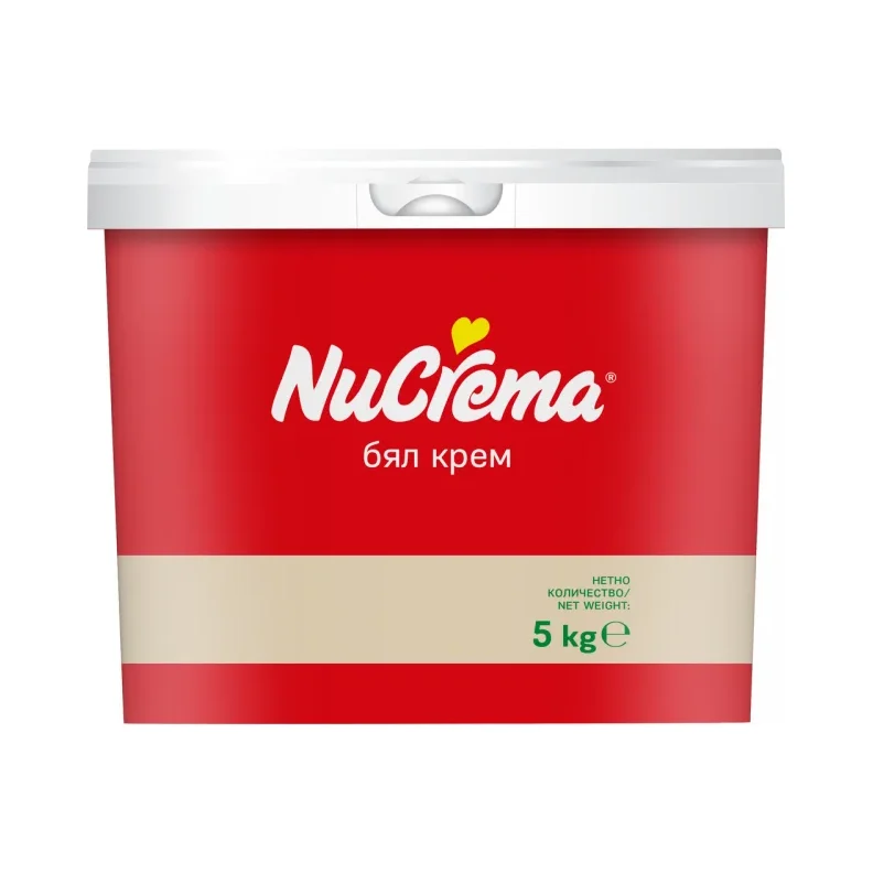 NUCREMA Крем бял 5кг - NuCrema
