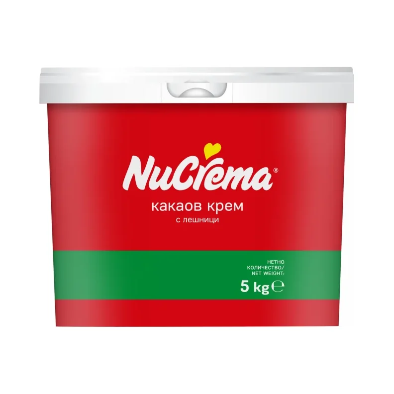 NUCREMA Какаов крем с лешници 5кг - NuCrema