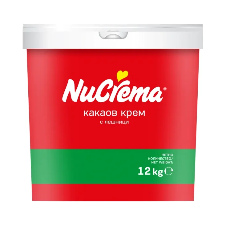NUCREMA Какаов крем с лешници 12кг - NuCrema