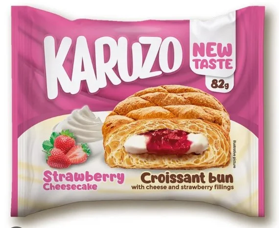 KARUZO Кроасаново хлебче ягода 82г - KARUZO