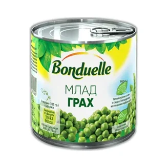 Bonduelle Млад грах 400г