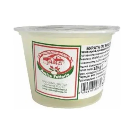 Antica Fattoria Сирене Бурата биволско 125г - Antica Fattoria