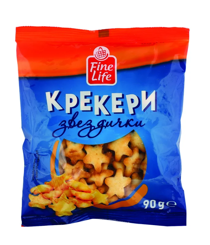 Fine Life Крекер звездички 90г - Fine Life