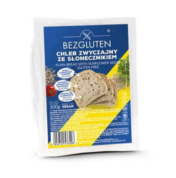 BEZGLUTEN Хляб със слънчогледови семки 300 г