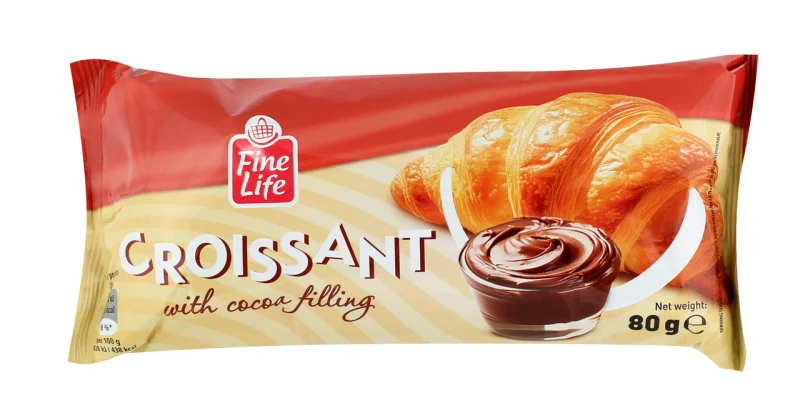 Fine Life Кроасан какао 80г