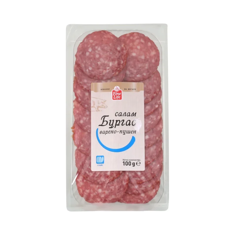 Fine Life Салам Бургас слайс 100г