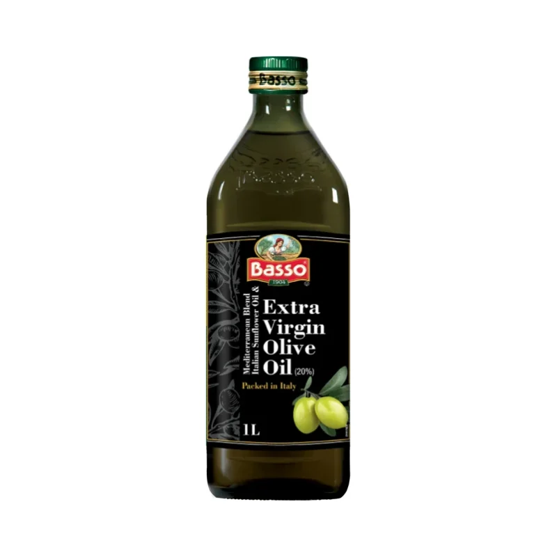BASSO Маслиново 80% и слънчогледово 20% масло микс 1 л - BASSO