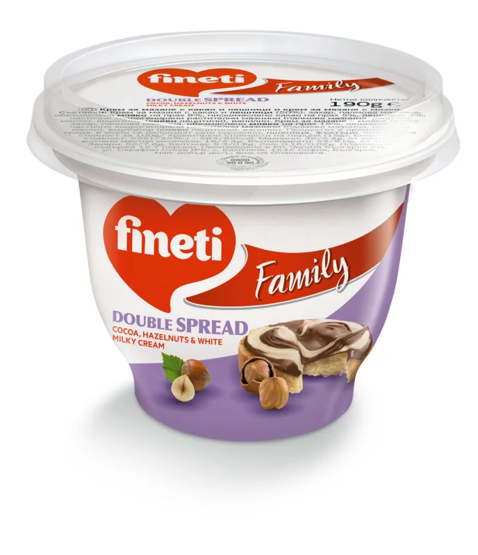Fineti какаов крем двуцветен 190г