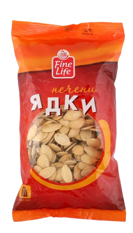 Fine Life Печени тиквени семки небелени 200гр - Fine Life