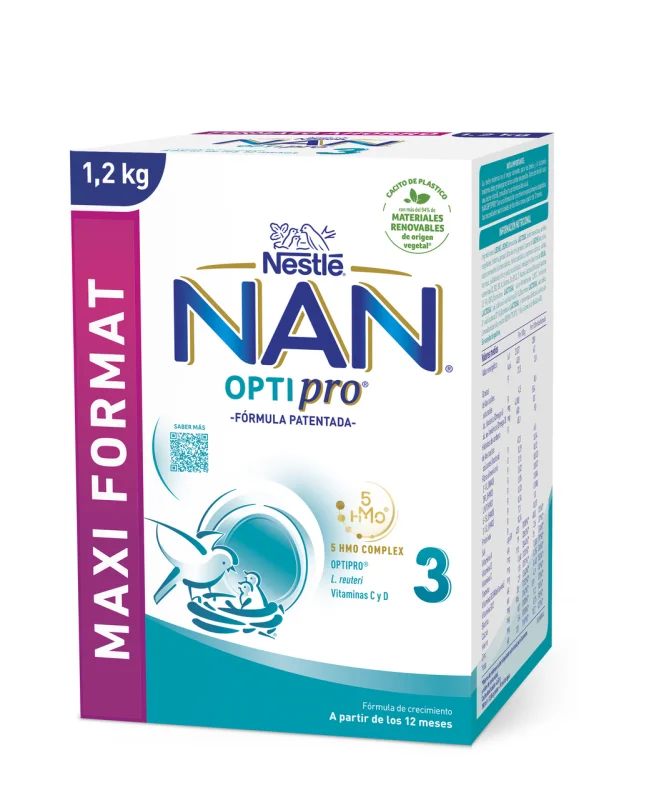 NAN Адаптирано мляко OPTIPRO HM-O 12 м+ 1200 г - NAN