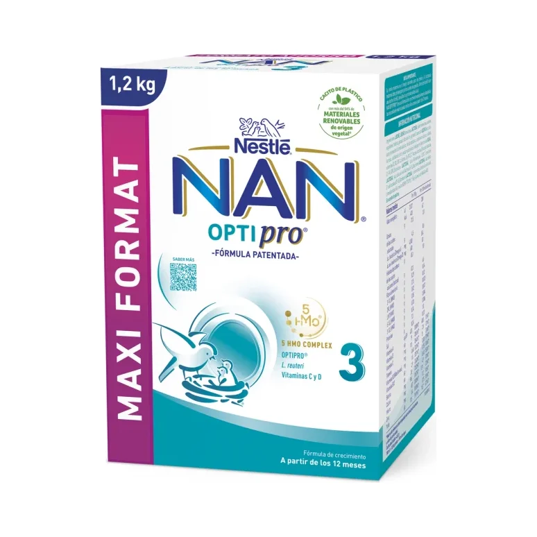 NAN Адаптирано мляко OPTIPRO HM-O 12 м+ 1200 г - NAN