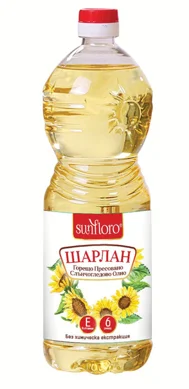 SUNFLORO Шарлан горещопресовано слънчогледово олио 1л